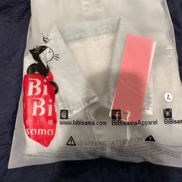 Bibisama Denim Jacket Unisex Large - Picture 5 of 12